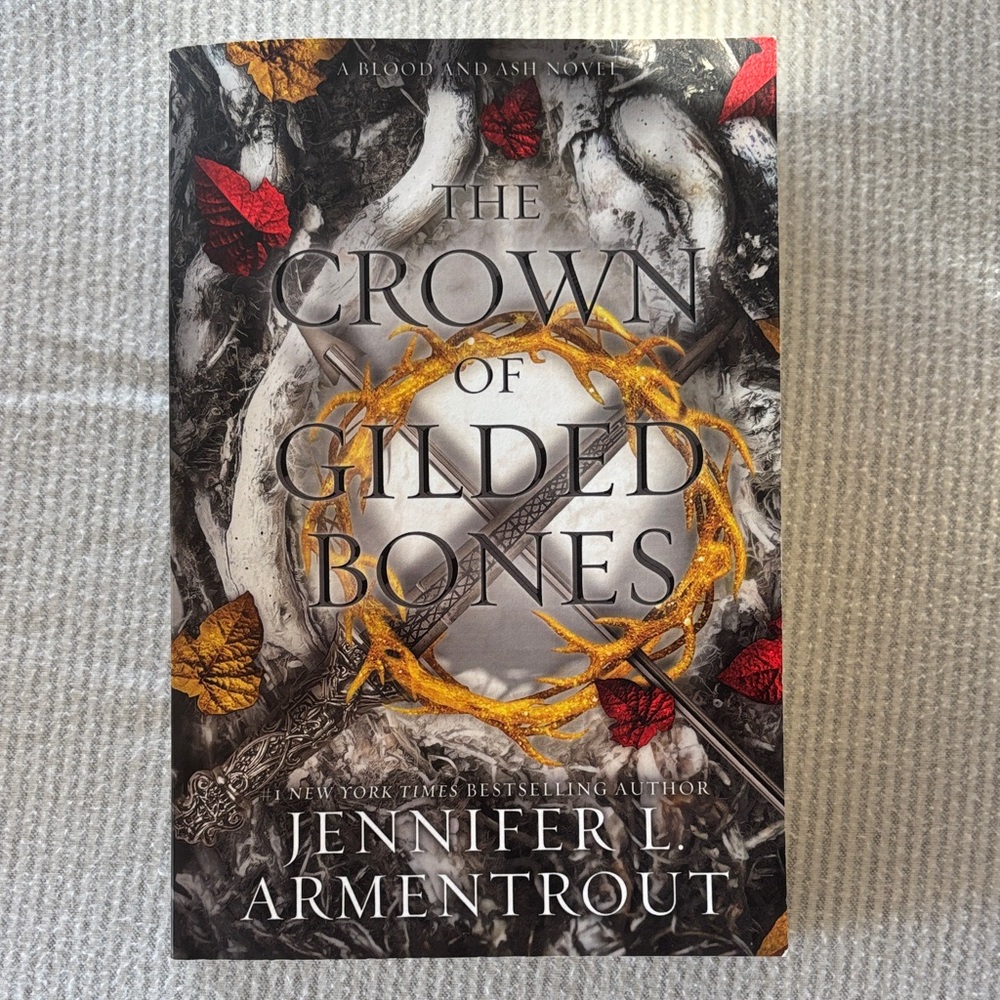 The Crown of Gilded Bones by - Gold and Red Cover